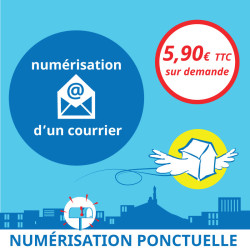 Adresse postale en France - Numérisation ponctuelle d'un courrier