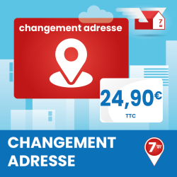 Changement d'adresse en ligne