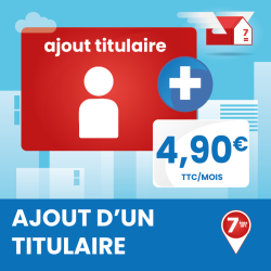Adresse postale en France - Ajout d'un titulaire à votre boîte postale